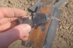 Found in a plot of arable land